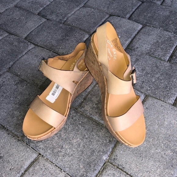 NWT KORK-EASE Aimeho Wedge Sandals in Natural size 10 - Picture 3 of 16